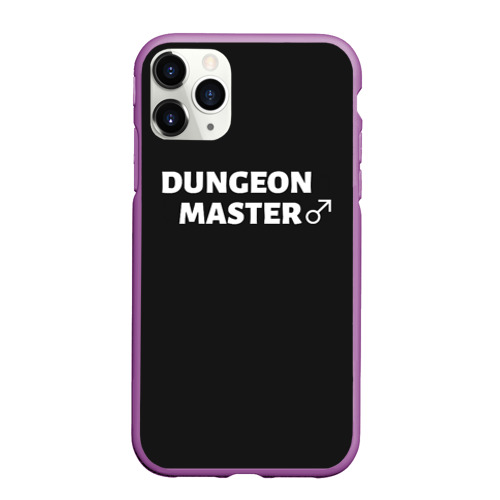 Чехол для iPhone 11 Pro Max матовый Dungeon Master, цвет фиолетовый