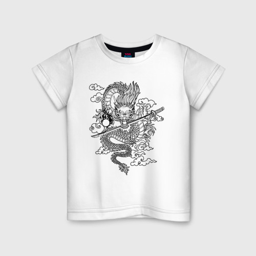 Детская футболка хлопок Дракон dragon
