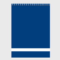 Скетчбук с принтом Тампа-Бэй Лайтнинг Форма для любого человека, вид сзади №1. Цвет основы: белый