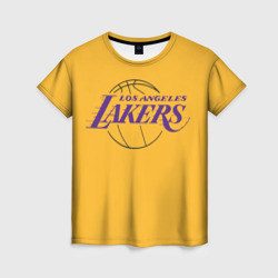 Женская футболка 3D Лос-Анджелес Лейкерс Форма1
