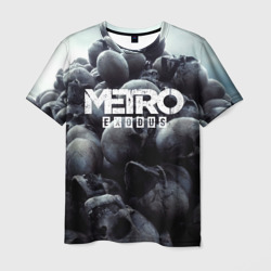 Metro exodus гора из черепов – Мужская футболка 3D с принтом купить со скидкой в -26%