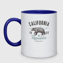 Кружка двухцветная California   Usa