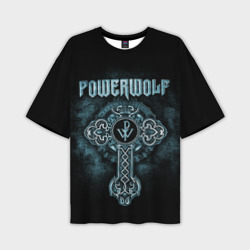 Мужская футболка oversize 3D Powerwolf