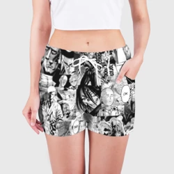 Женские шорты 3D One-Punch Man Ванпачмен - фото 2