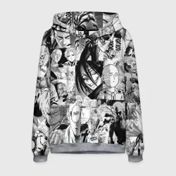 Мужская толстовка 3D One-Punch Man Ванпачмен