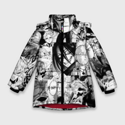 Зимняя куртка для девочек 3D One-Punch Man Ванпачмен