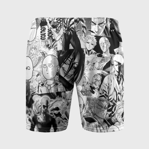 Мужские шорты спортивные One-Punch Man Ванпачмен, цвет 3D печать - фото 2