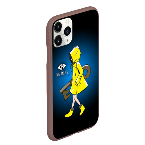 Чехол для iPhone 11 Pro Max матовый с принтом Little Nightmares, вид сбоку #3