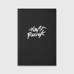Обложка для паспорта матовая кожа Daft Punk