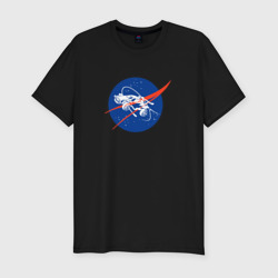 Мужская футболка хлопок Slim Rocket League - NASA