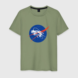 Мужская футболка хлопок Rocket League - NASA