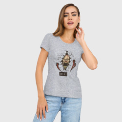 Женская футболка хлопок Slim Лайфстиллер Dota 2 - фото 2