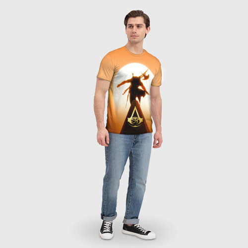 Мужская футболка 3D Assassin’s Creed Origins, цвет 3D печать - фото 5