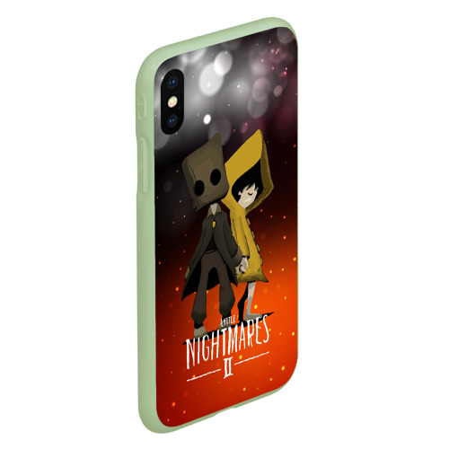 Чехол для iPhone XS Max матовый Little Nightmares               2, цвет салатовый - фото 3