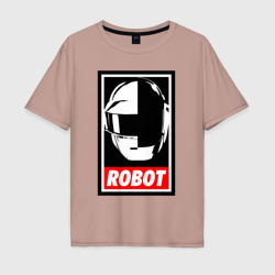 Мужская футболка хлопок Oversize Daft Punk