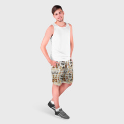 Мужские шорты 3D Узор песики собачки гав - фото 2