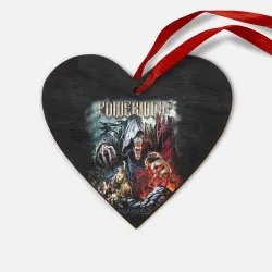Деревянная игрушка Сердце Powerwolf