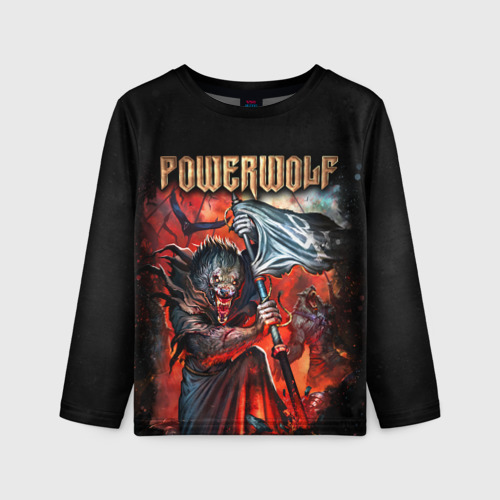 Детский лонгслив 3D Powerwolf, цвет 3D печать