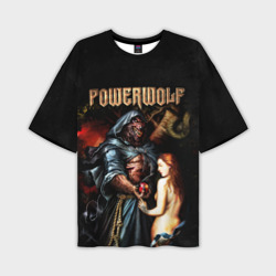 Мужская футболка oversize 3D Powerwolf