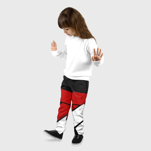 Детские брюки 3D Geometry sport, цвет 3D печать - фото 3