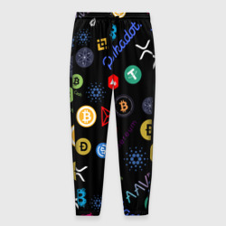 Мужские брюки 3D Bitcoin pattern биткоинz