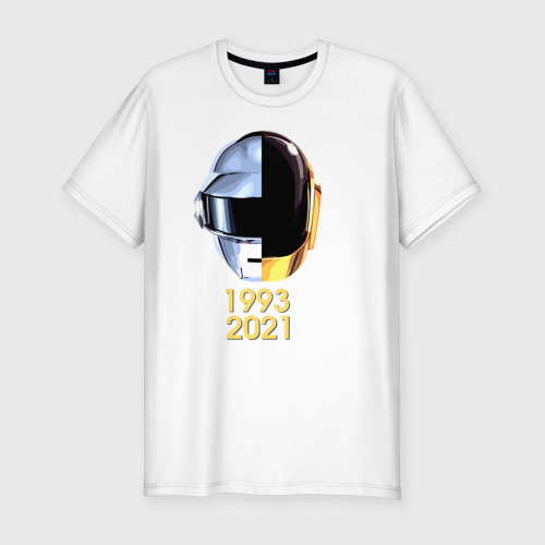 Мужская Приталенная футболка Daft Punk