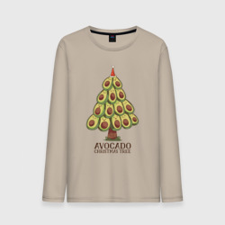 Мужской лонгслив хлопок Avocado Christmas Tree