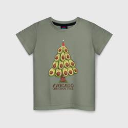 Детская футболка хлопок Avocado Christmas Tree