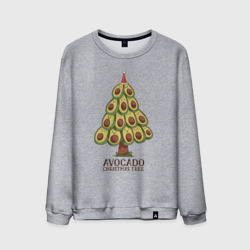 Мужской свитшот хлопок Avocado Christmas Tree