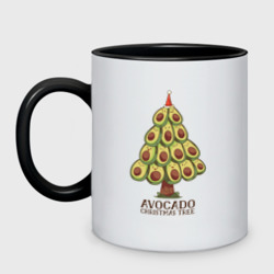 Кружка двухцветная Avocado Christmas Tree