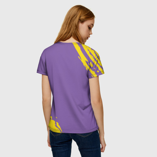 Женская футболка 3D с принтом Лион | Dota 2, вид сзади #2