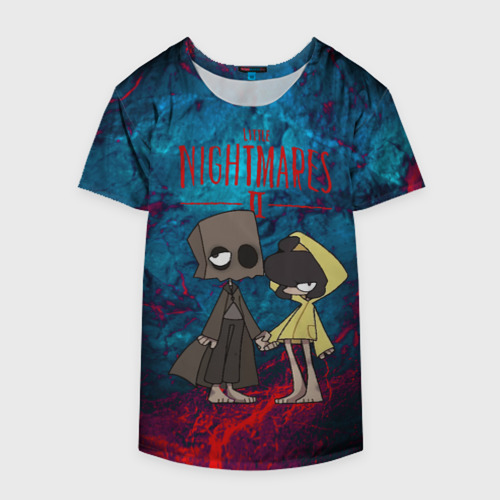 Накидка на куртку 3D Little    Nightmares    2, цвет 3D печать - фото 4