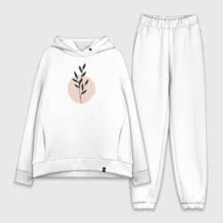Женский костюм хлопок Oversize Flowers