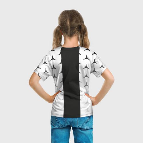 Детская футболка 3D Mercedes Benz, цвет 3D печать - фото 6