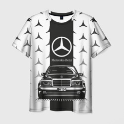 Мужская футболка 3D Mercedes Benz