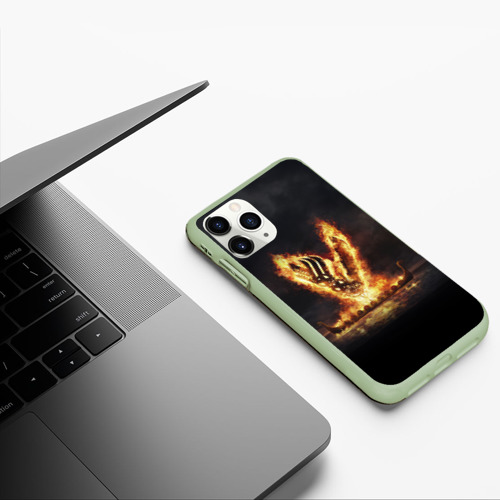 Чехол для iPhone 11 Pro матовый с принтом Викинги | Vikings (+спина) (Z), фото #5