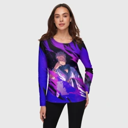 Женский лонгслив 3D Магическая битва - фото 2