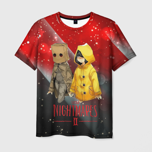 Мужская футболка 3D Little            Nightmares 2, цвет 3D печать