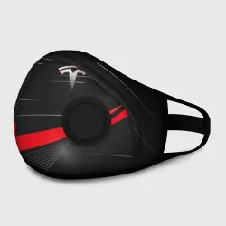Маска из неопрена Tesla abstract Тесла спорт