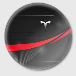 Значок Tesla abstract Тесла спорт