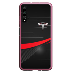 Чехол для Honor 20 Tesla abstract Тесла спорт