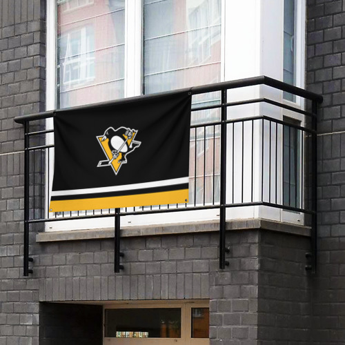 Флаг-баннер Питтсбург Пингвинз Форма1 - фото 3