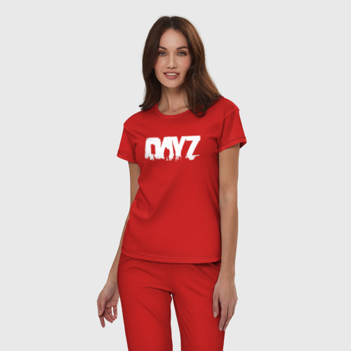 Женская пижама хлопок DayZ Дейзи, цвет красный - фото 3