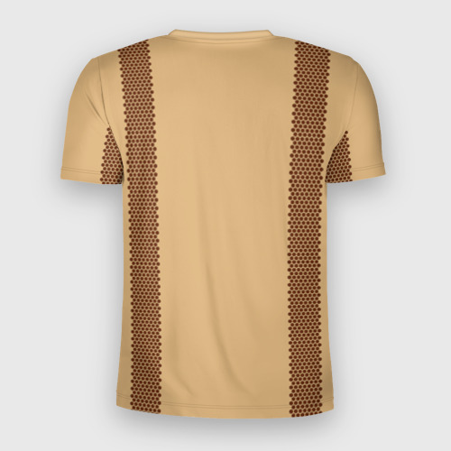 Мужская футболка 3D Slim с принтом Спички, вид сзади #1