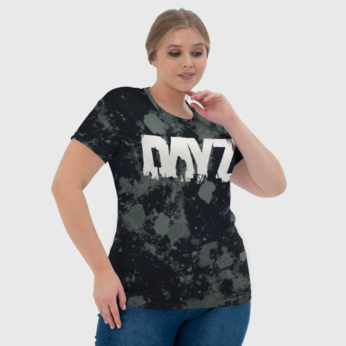 Женская футболка 3D с принтом DayZ | Mud logo, фото #4