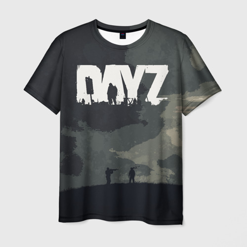 Мужская футболка с принтом DayZ Headshot, вид спереди №1