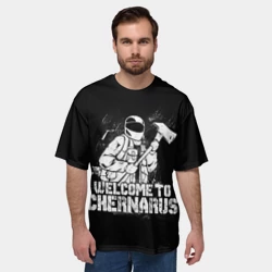 Мужская футболка oversize 3D DayZ Chernarus - фото 2
