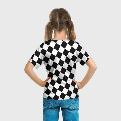 Детская футболка 3D Шахматы, цвет 3D печать - фото 6