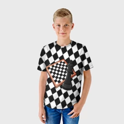 Детская футболка 3D Шахматы - фото 2