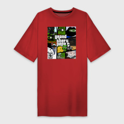 Платье-футболка хлопок Grand Theft Pepe